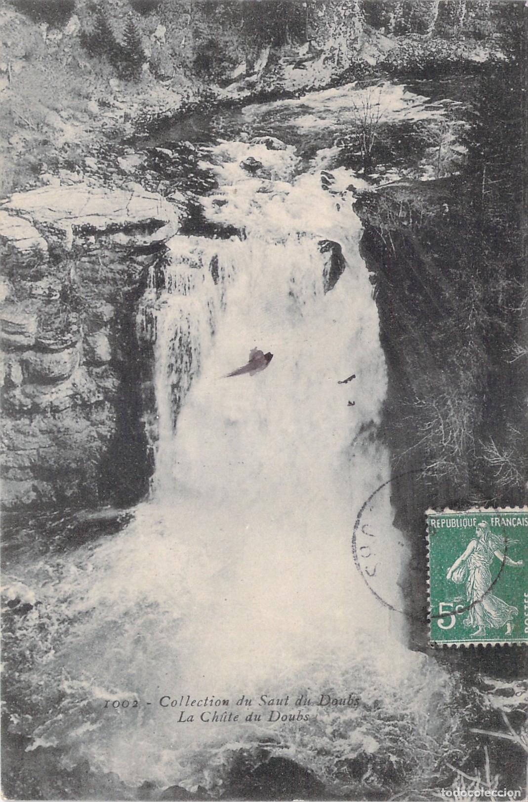 Postales: Postal de la Cascada Saut du Doubs en Francia