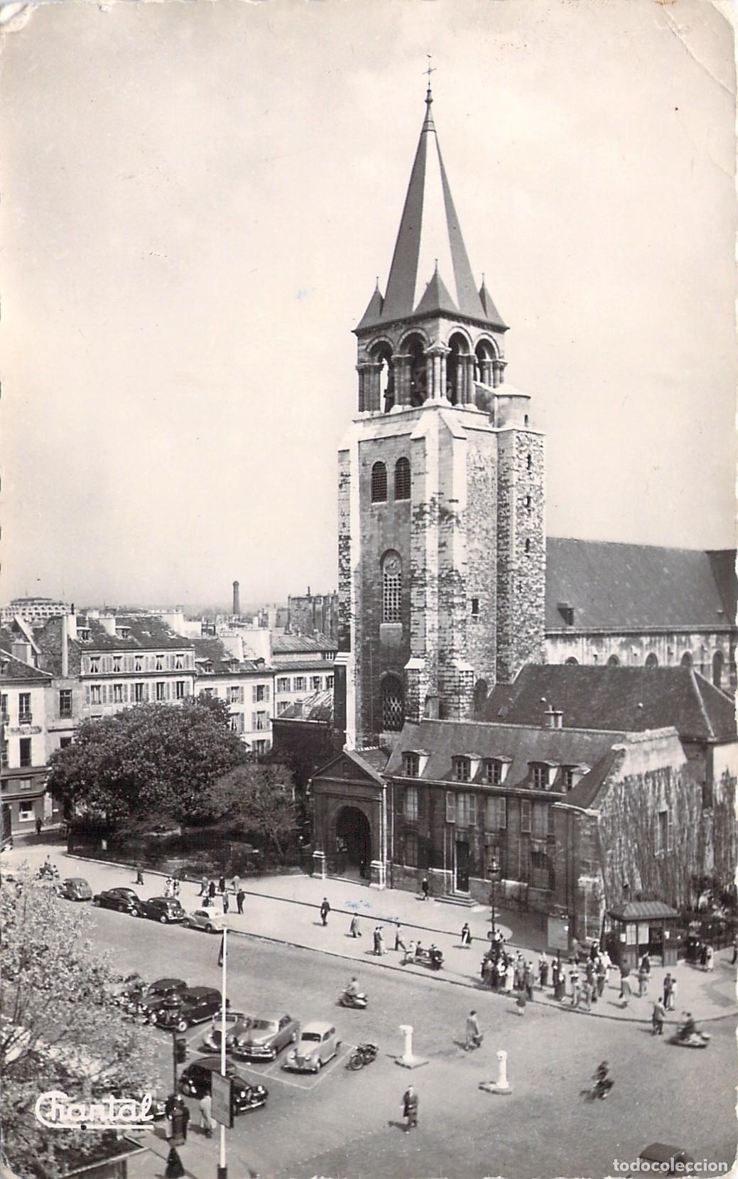 Postais: Postal de la Iglesia Saint-Germain des Pr&eacute;s en Par&iacute;s