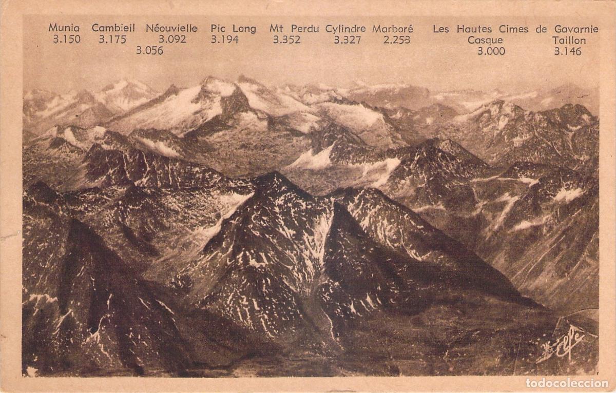 Postcards: Postal de los Pirineos, panorama desde el Pic du Midi