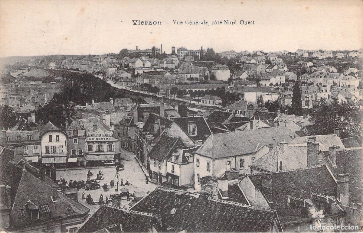 Postcards: Postal de Vierzon Vista General Lado Noroeste Francia
