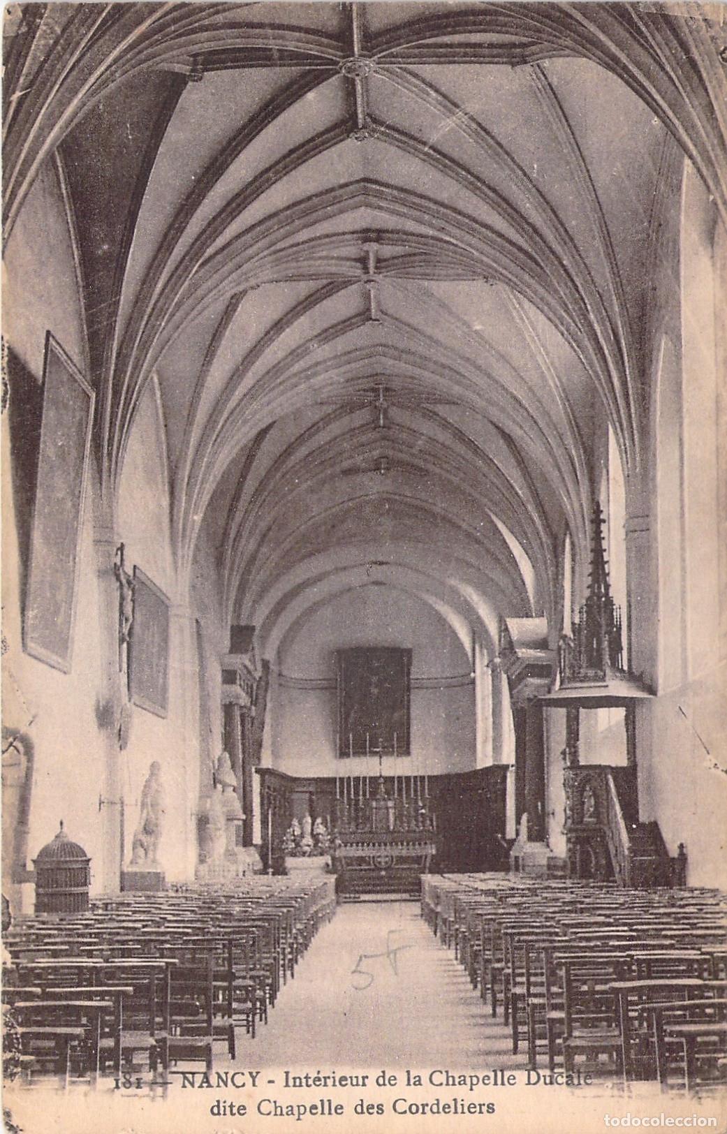 Postkarten: Postal de la Capilla Ducal en Nancy, Francia