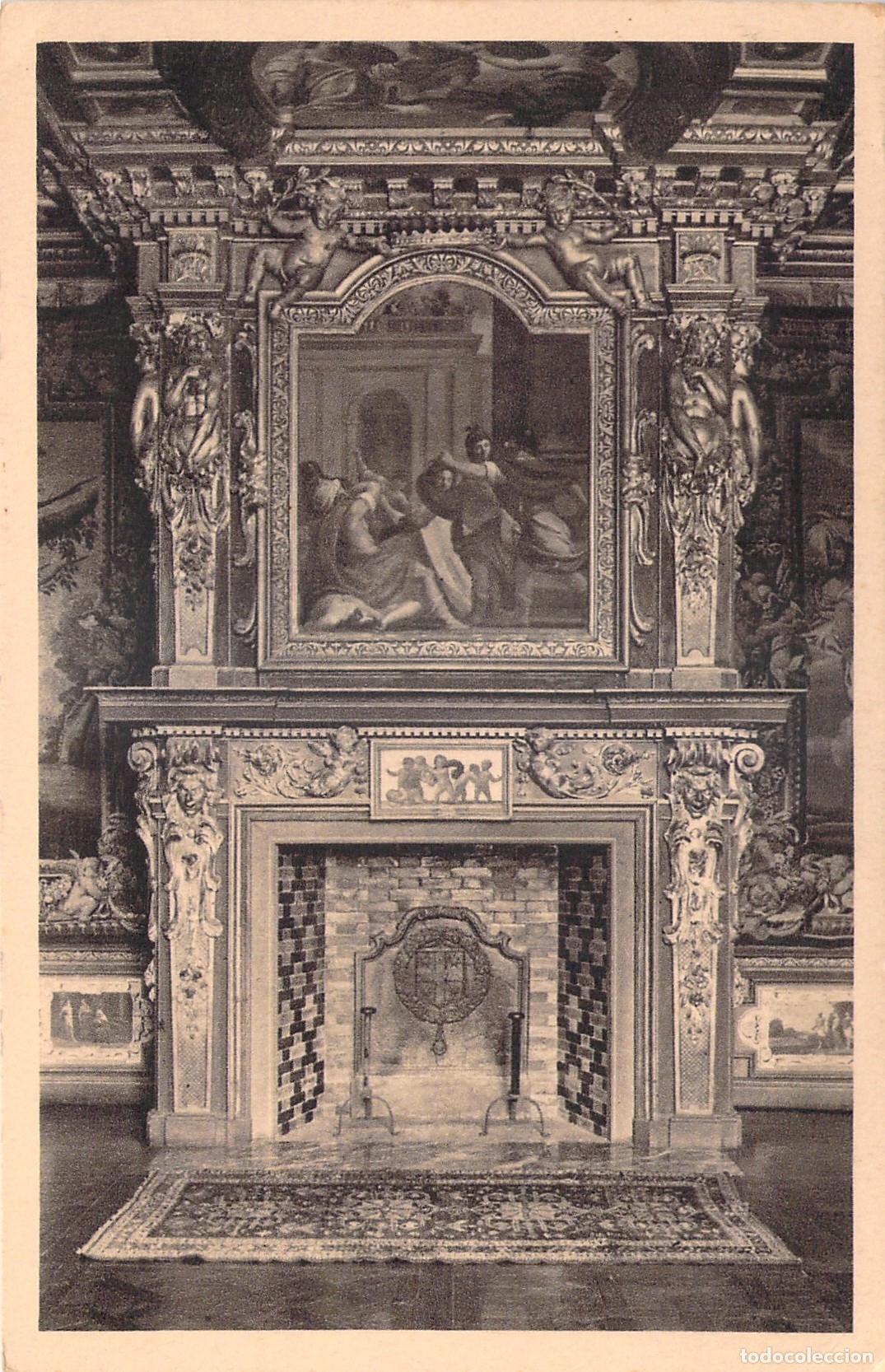 Postkarten: Postal del Castillo de Cheverny, Chimenea de la C&aacute;mara del Rey