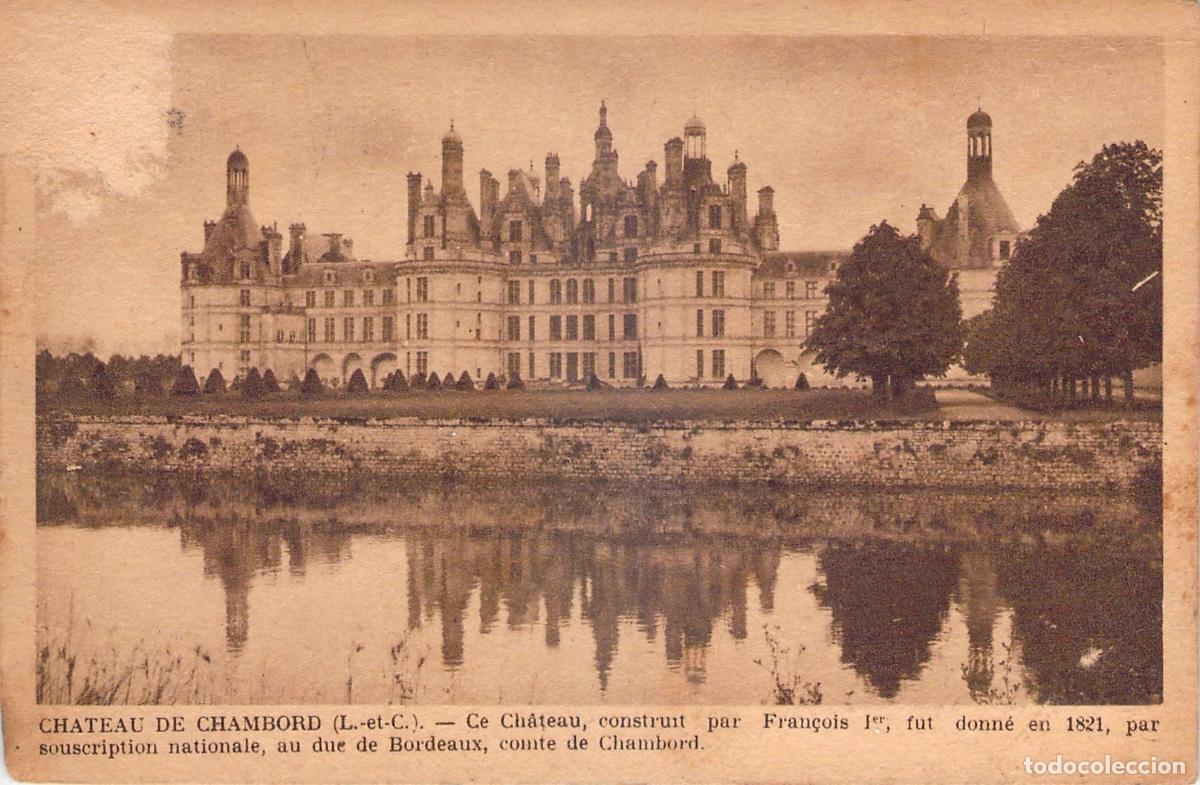 Postkarten: Postal del Castillo de Chambord en Francia