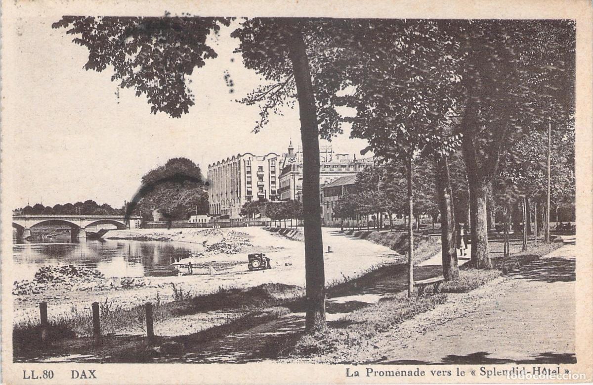 Postkarten: Postal de Dax con vista al Splendid-H&ocirc;tel