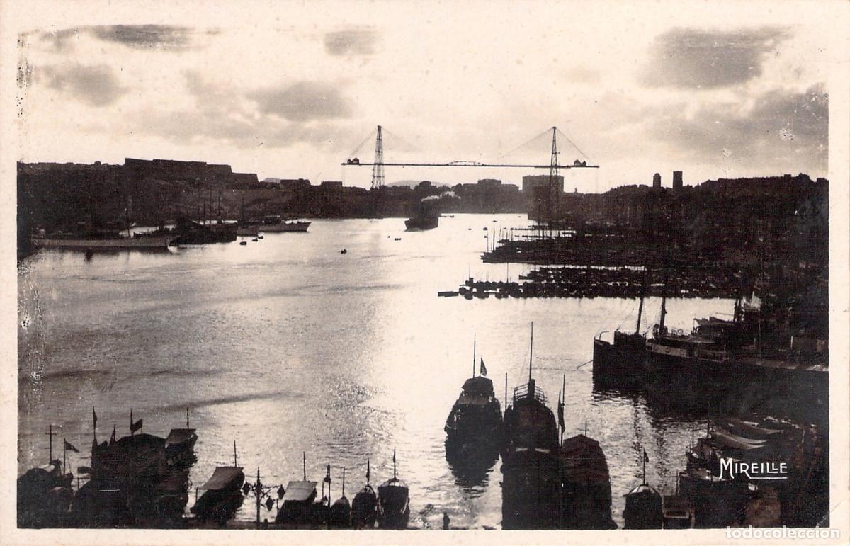 Postais: Postal de Marsella: Vista del Vieux-Port al atardecer