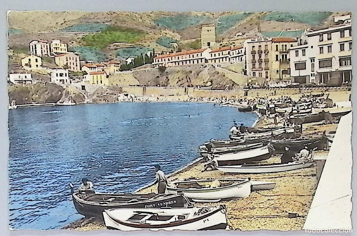Postales: CERB&Egrave;RE (PIRINEOS ORIENTALES, FRANCIA). LA PLAYA Y LA PISCINA
