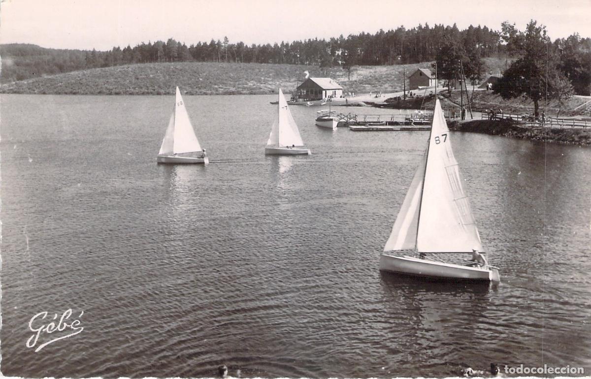 Postales: Postal de Neuvic d'Ussel La Plage et les Voiliers