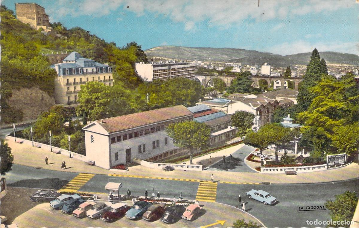 Postales: Postal de Royat con el Establecimiento Termal y el Edificio Californie