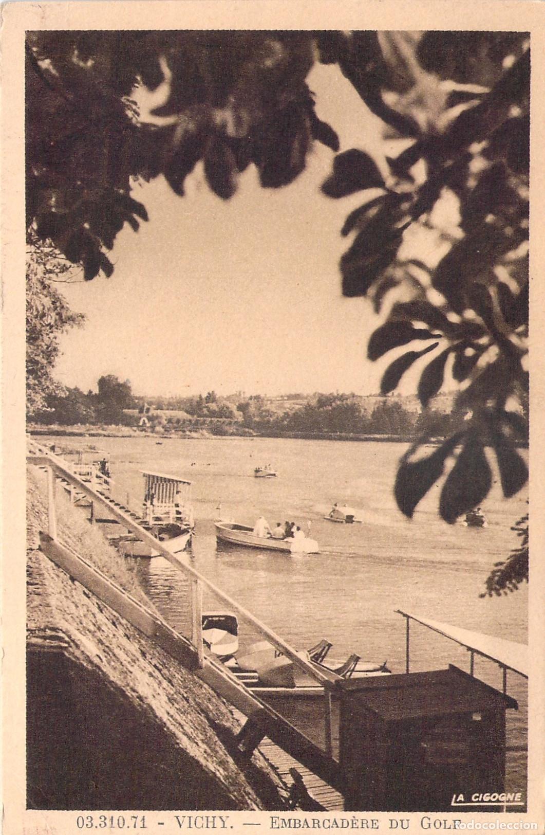 Postcards: Postal de Vichy Embarcadero del Golf Francia
