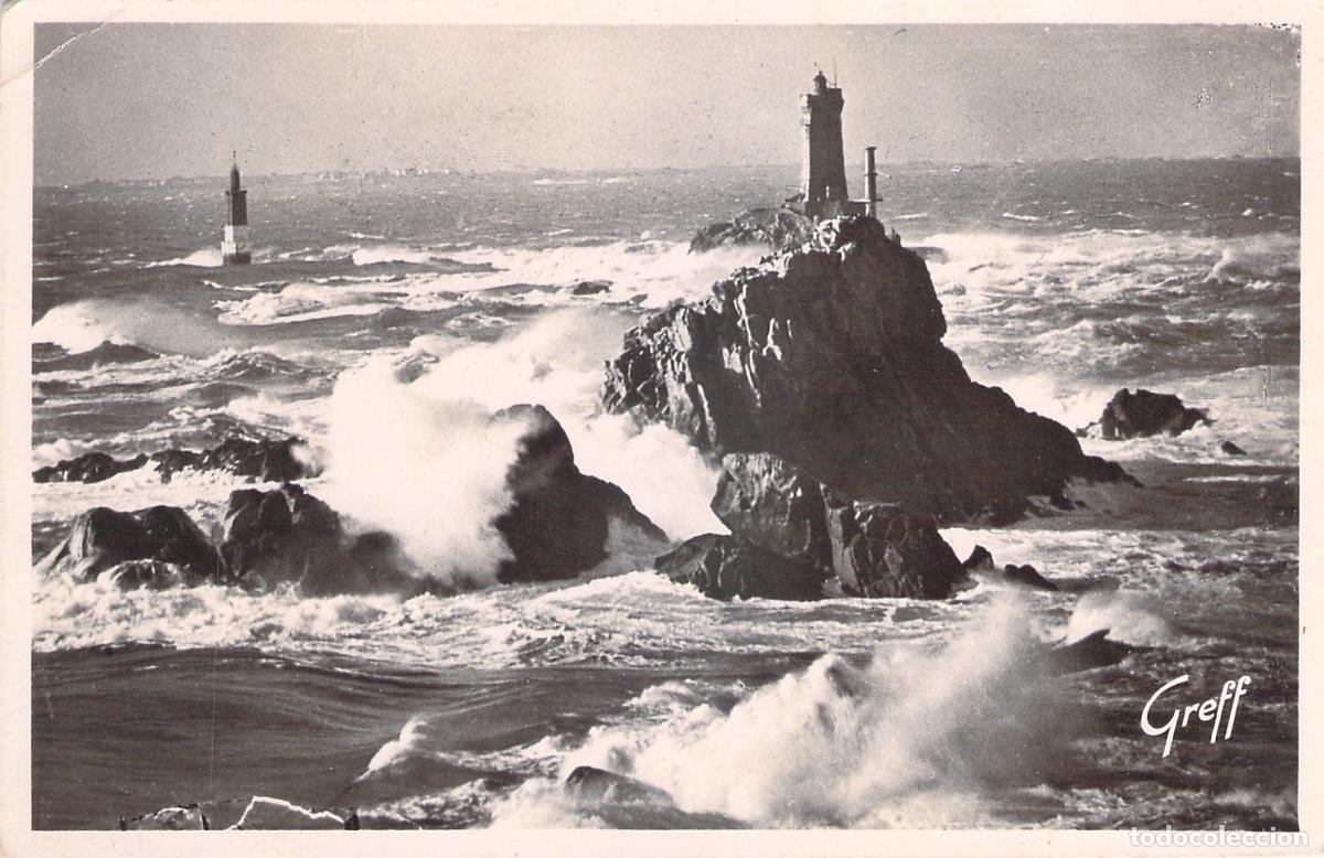 Postales: Postal de Faro La Vieille en Pointe du Raz Breta&ntilde;a