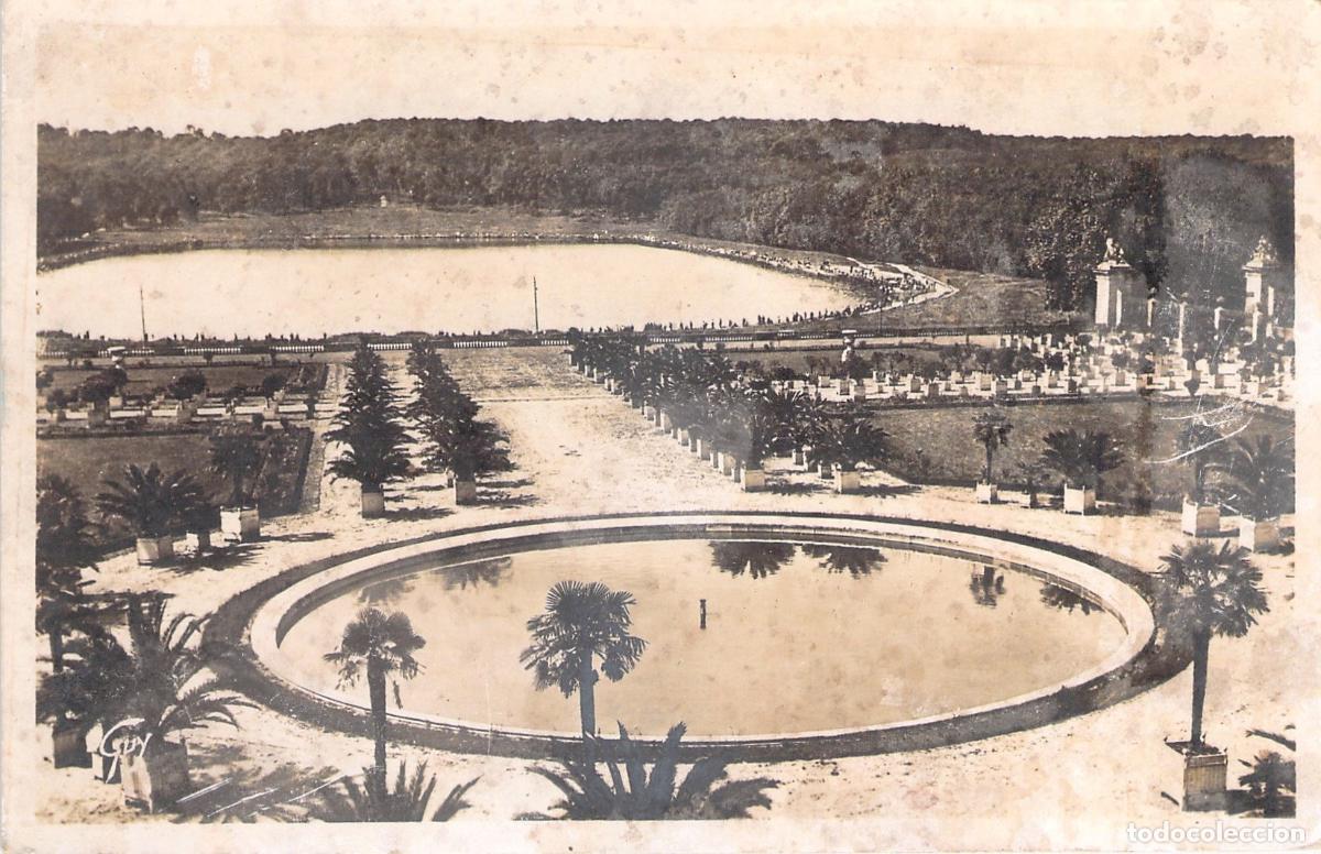 Postais: Postal de la Orangerie y la Pi&egrave;ce d'eau des Suisses en Versalles