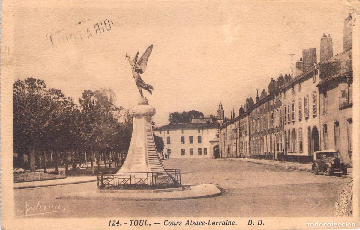 Postcards: Postal de Toul, Cours Alsace-Lorraine en Francia