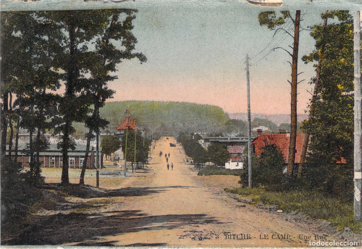 Postales: Postal de Bitche Francia Campamento Militar Una Calle