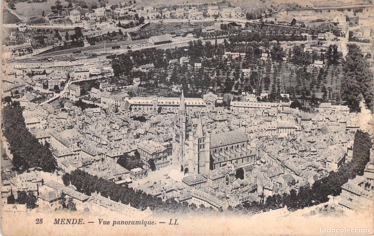 Postales: Postal de Mende Francia Vista Panor&aacute;mica con Catedral