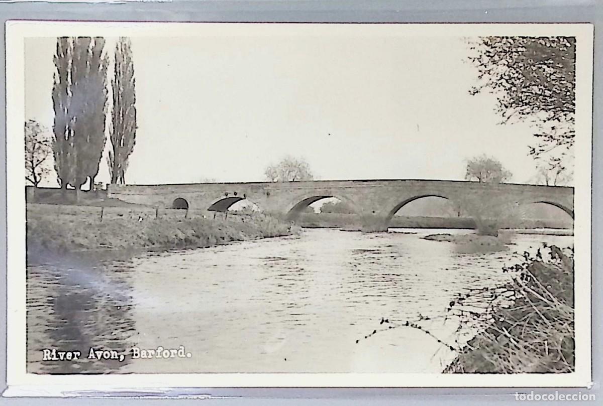 Postales: BARFORD (WARWICKSHIRE, INGLATERRA). RIVER AVON.Tarjeta postal fotogr&aacute;fica