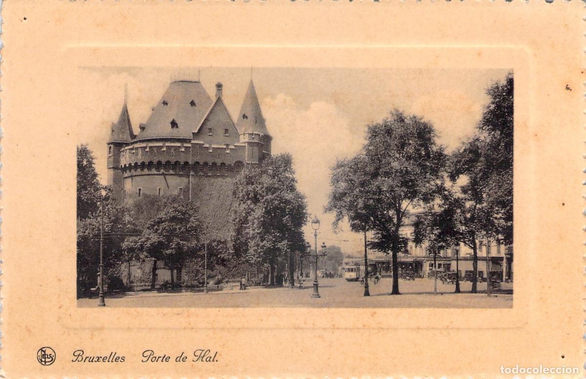 Postcards: Postal de la Porte de Hal en Bruselas B&eacute;lgica