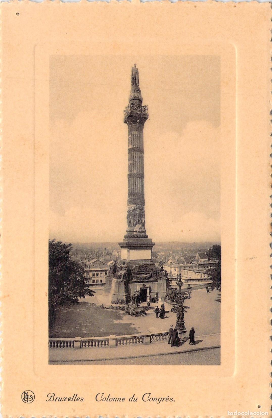 Postcards: Postal de la Columna del Congreso en Bruselas
