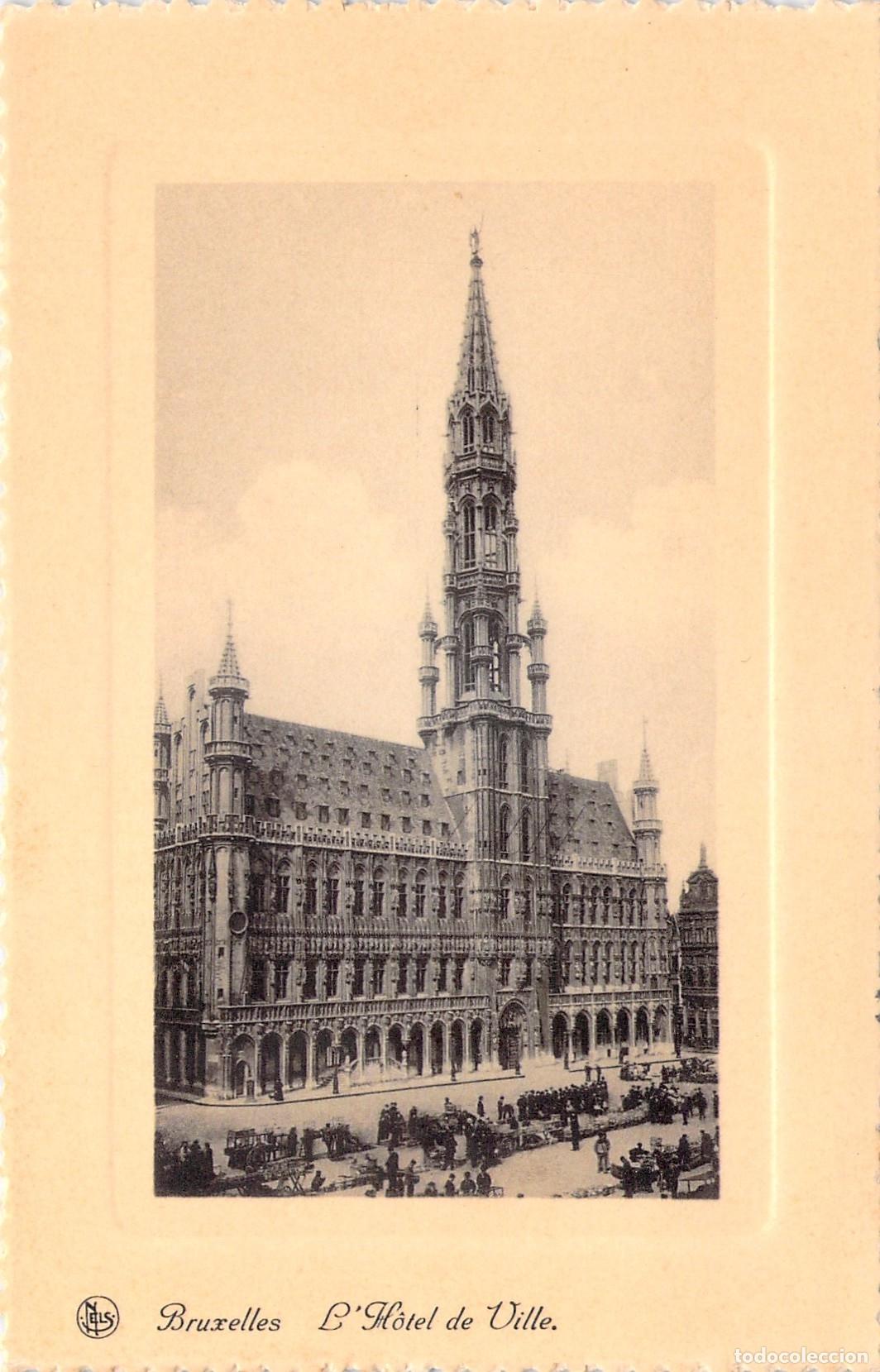 Postcards: Postal de Bruselas, Ayuntamiento - B&eacute;lgica
