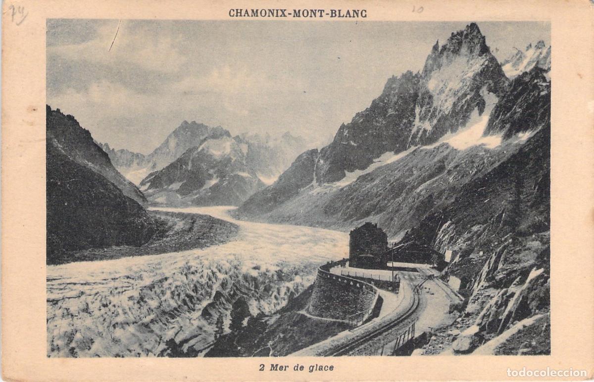 Postais: Postal de Mer de Glace Chamonix Mont-Blanc Alpes Franceses