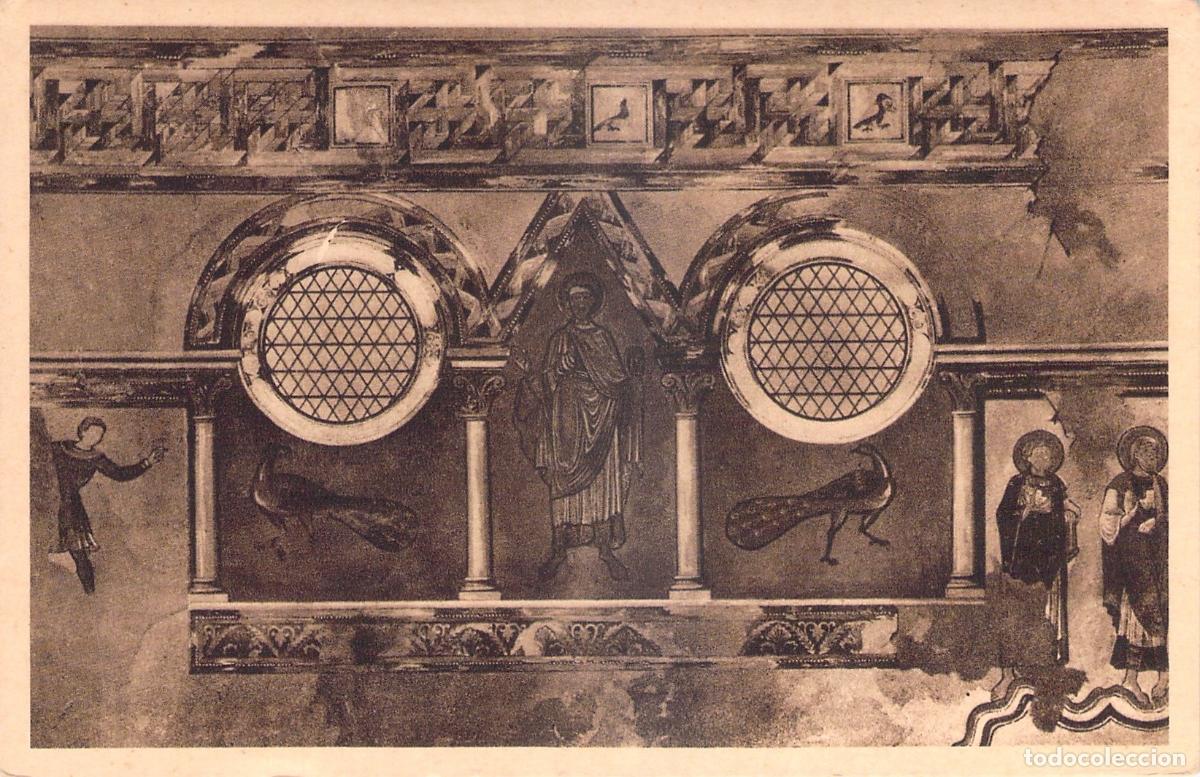 Postais: Postal de Poitiers, Baptist&egrave;re Saint-Jean, Pinturas Rom&aacute;nicas