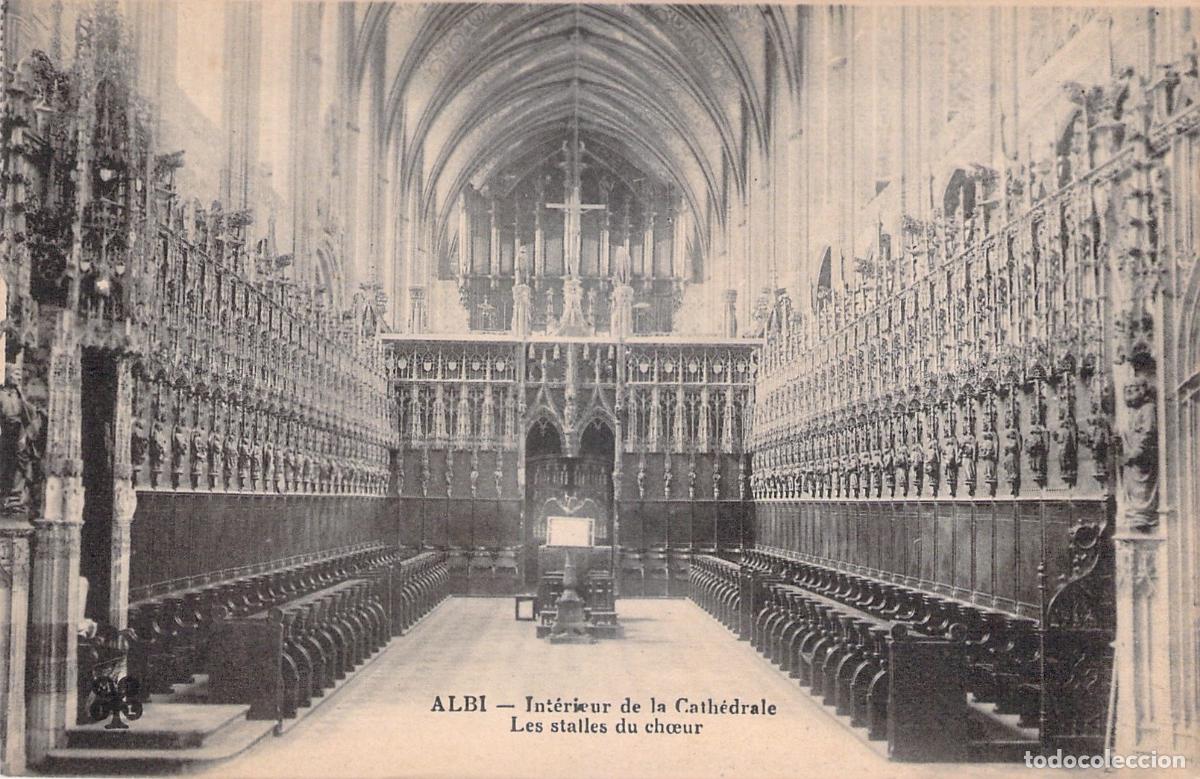 Cartoline: Postal de la Catedral de Albi interior del coro
