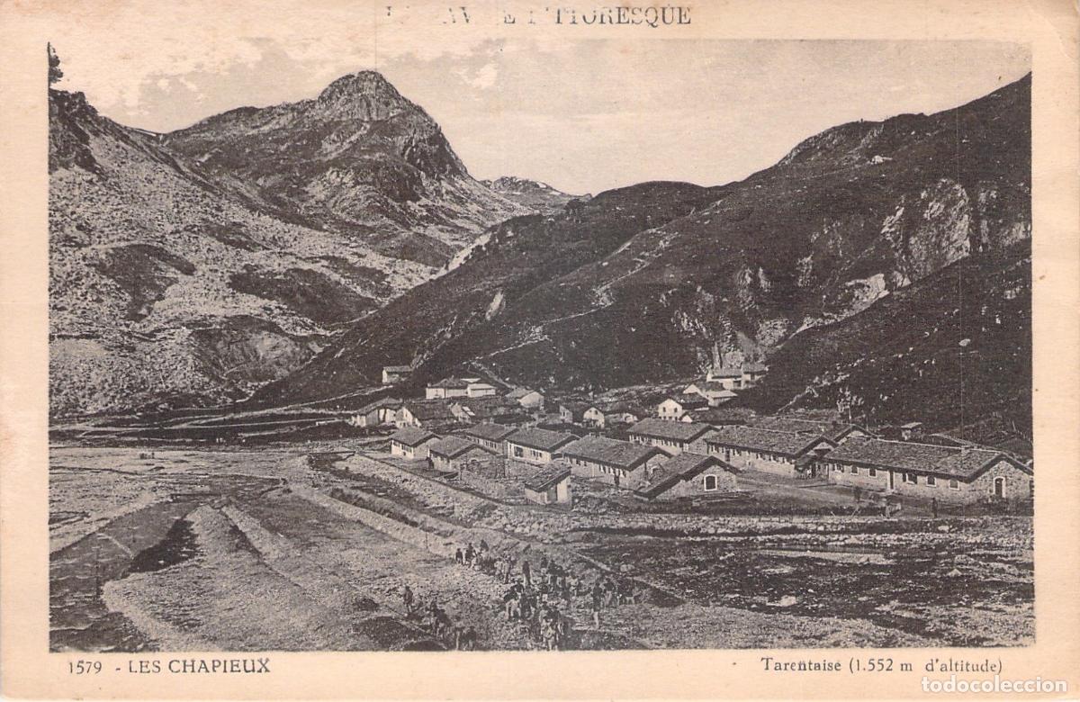 Cartoline: Postal de los Alpes, Les Chapieux en Tarentaise, Francia