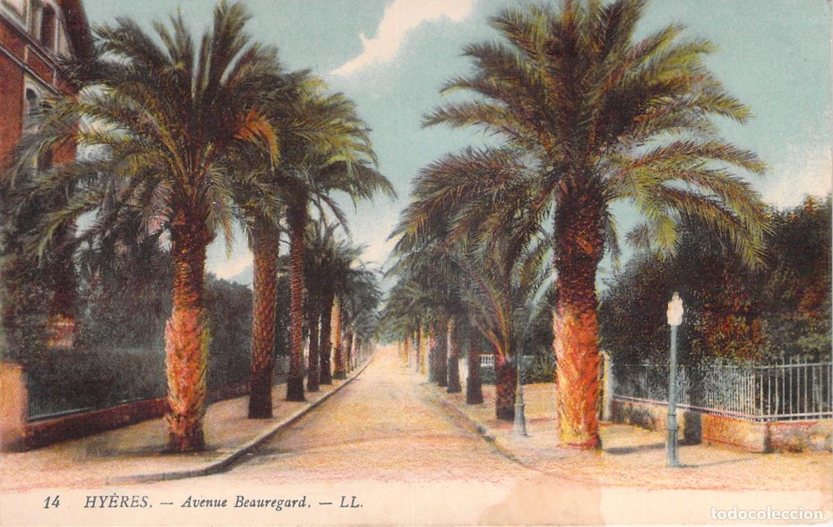 Cartes Postales: Postal de la Avenida Beauregard en Hyeres Francia