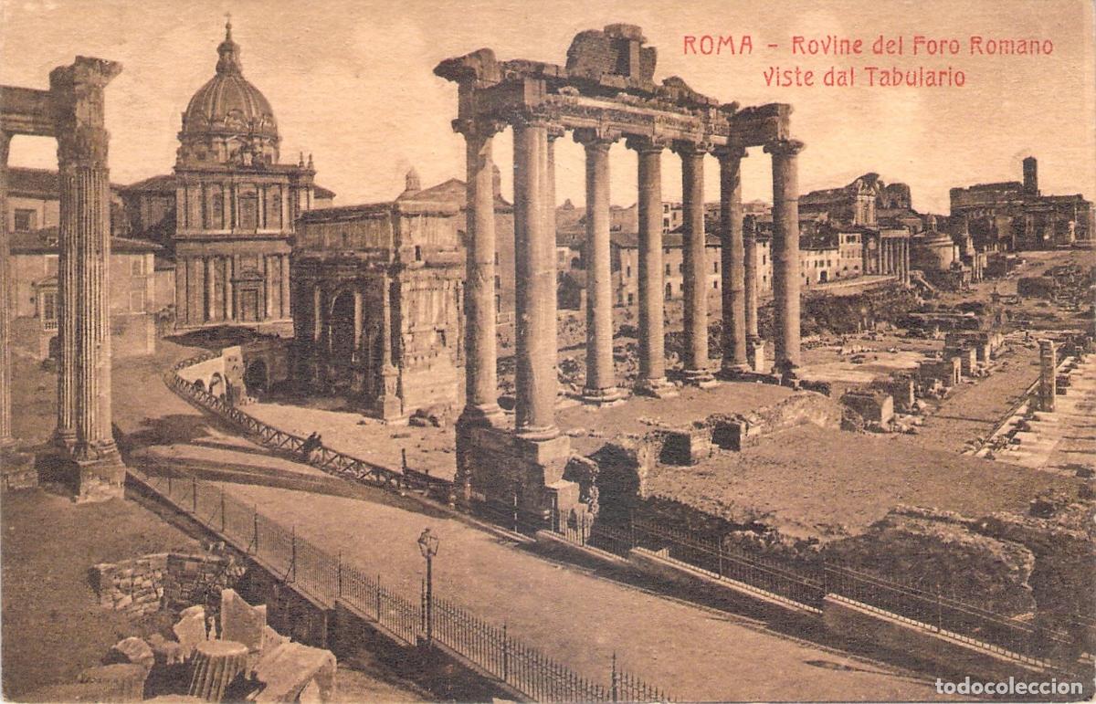 Postais: Postal de las Ruinas del Foro Romano en Roma