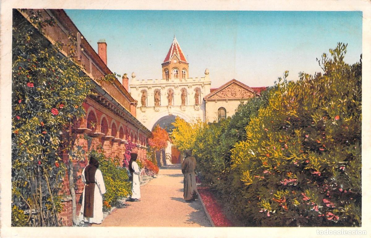 Postais: Postal de la Isla de Saint-Honorat y su antiguo monasterio en Francia