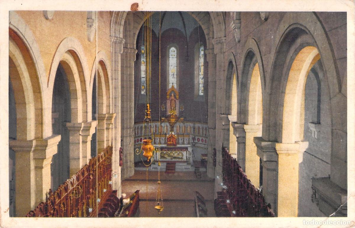 Postais: Postal de la Iglesia Abacial en la Isla de Saint-Honorat, Francia