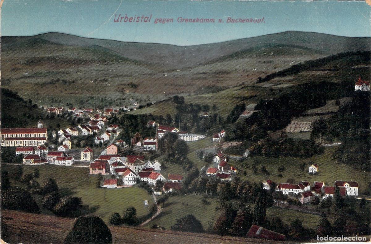 Postais: Postal de Urbeistal Valle y Monta&ntilde;as en Alsacia Francia