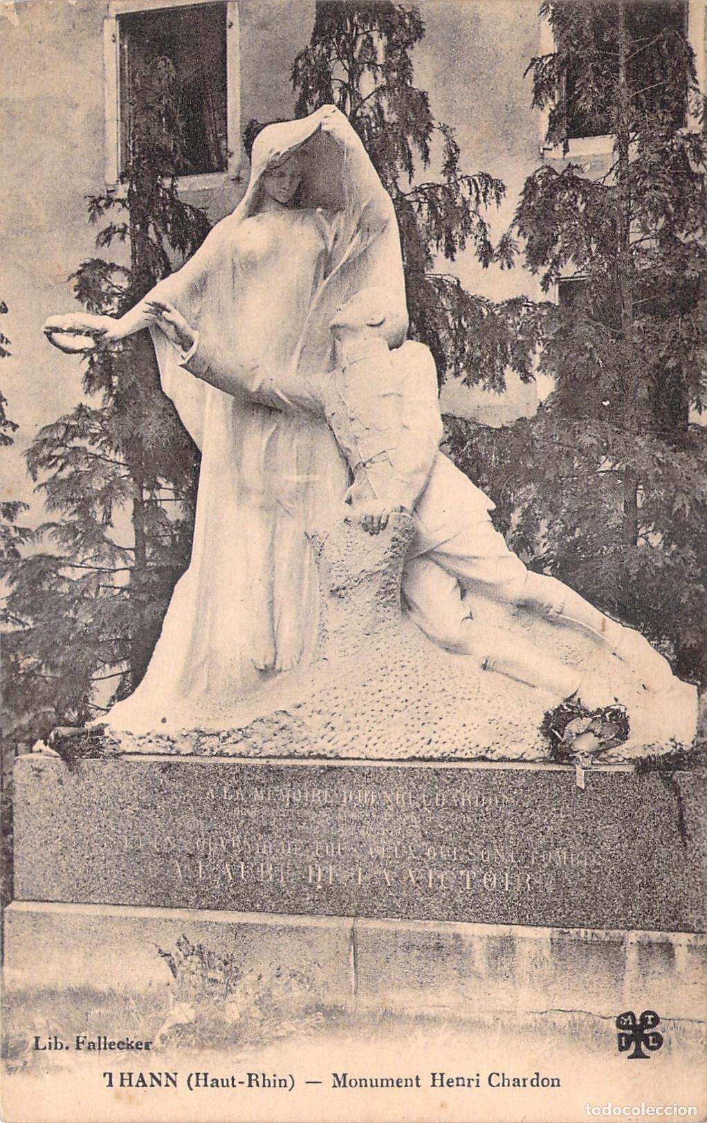 Postais: Postal de Thann Francia Monumento Henri Chardon