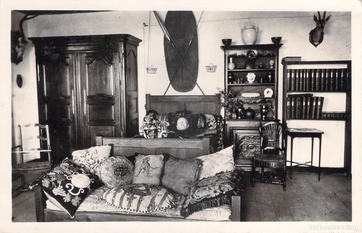 Postales: Postal de la habitaci&oacute;n de Georges Clemenceau en Saint-Vincent-sur-Jard