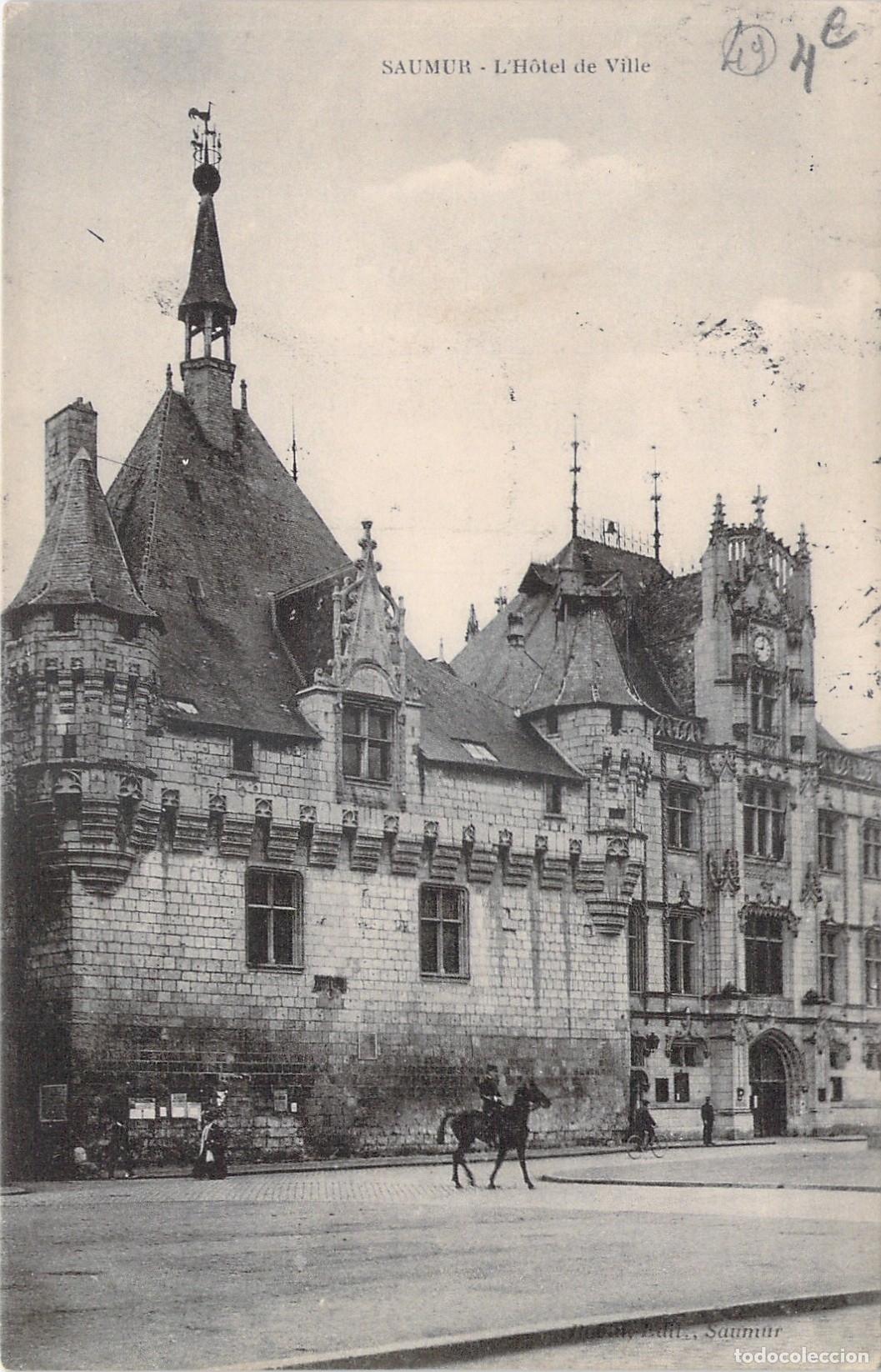Postales: Postal de Saumur, Ayuntamiento (H&ocirc;tel de Ville)