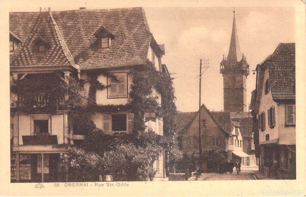 Cartes Postales: Postal de la calle Rue Ste-Odile en Obernai Francia