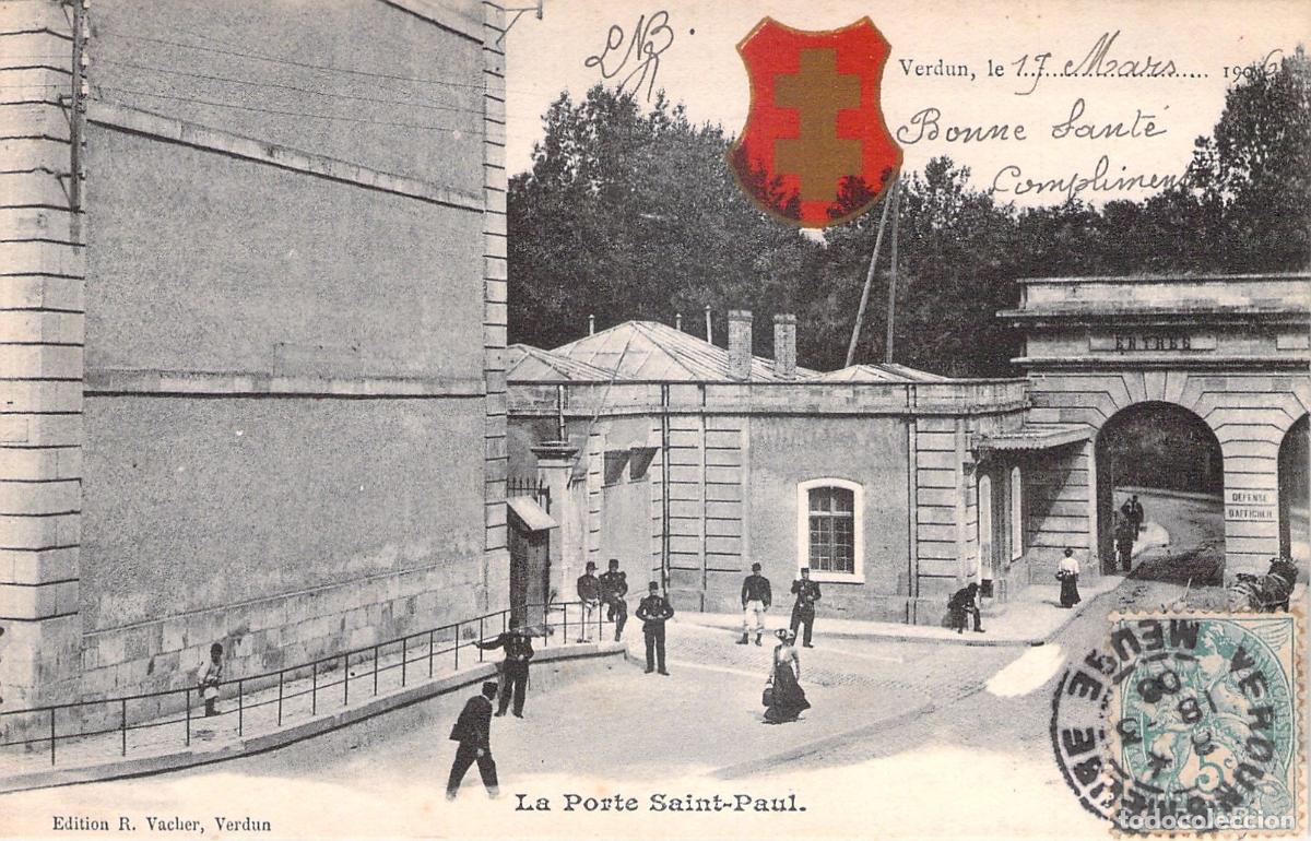 Cartes Postales: Postal de la Puerta Saint-Paul en Verdun, Francia