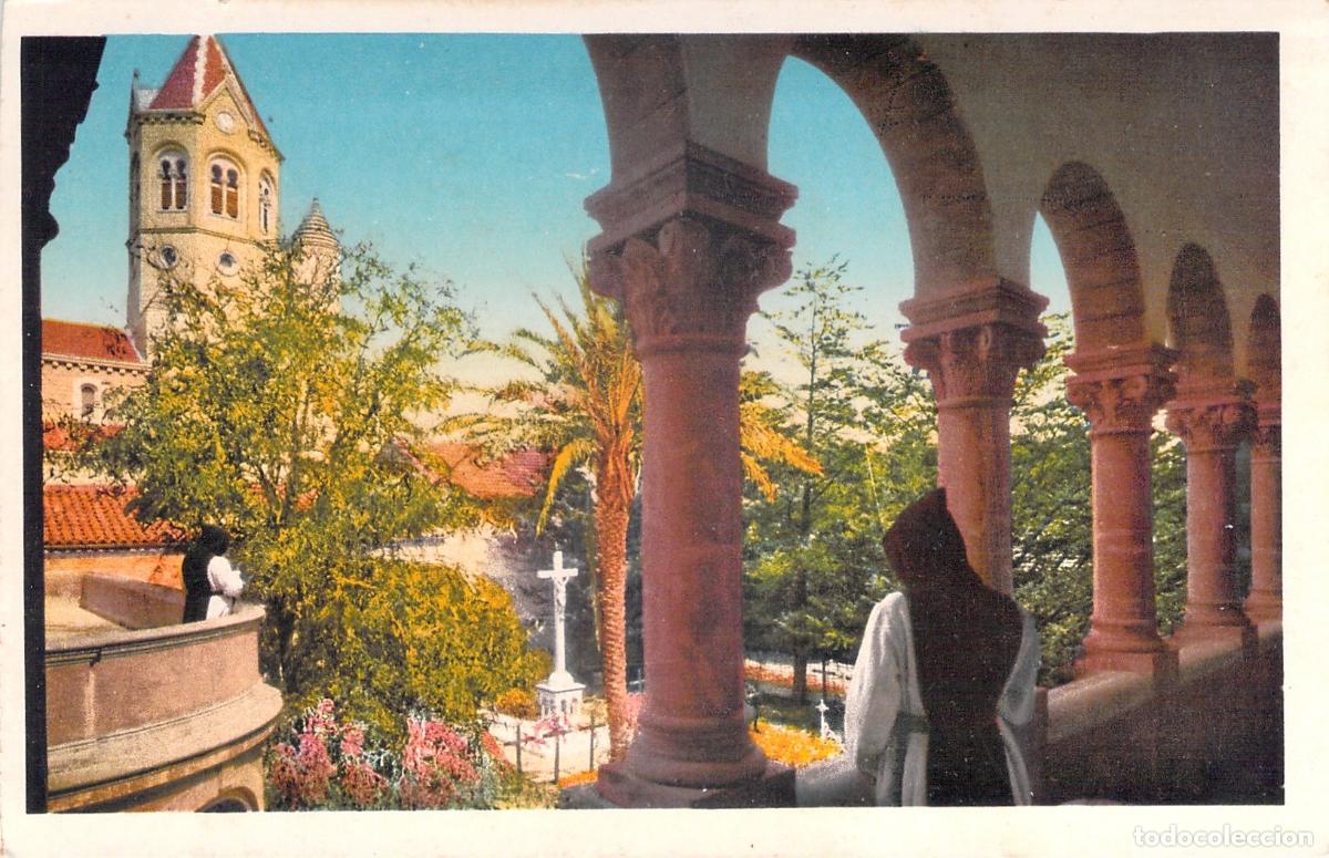 Postales: Postal de la Isla de Saint-Honorat Francia Monasterio