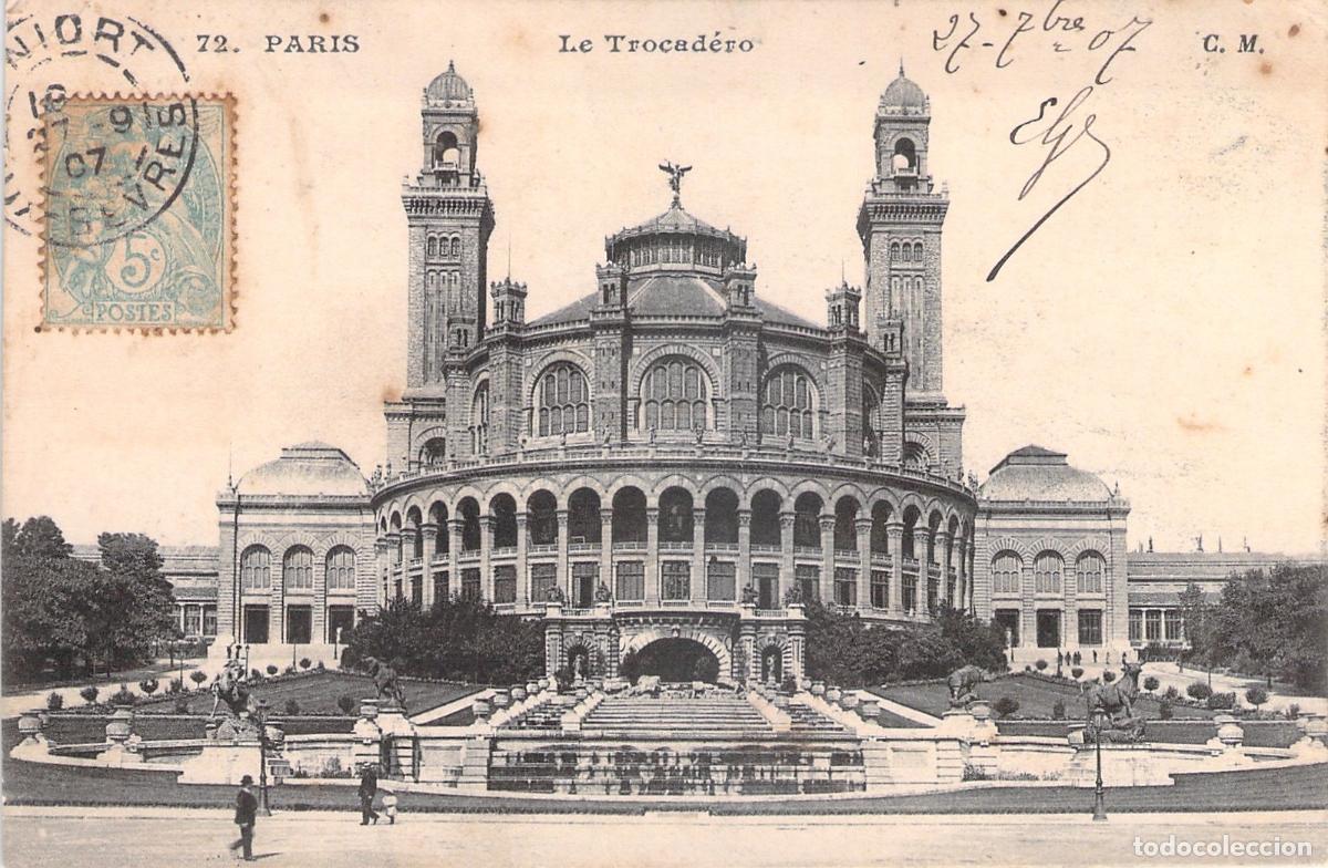 Cartoline: Postal de Paris: El Palacio del Trocadero