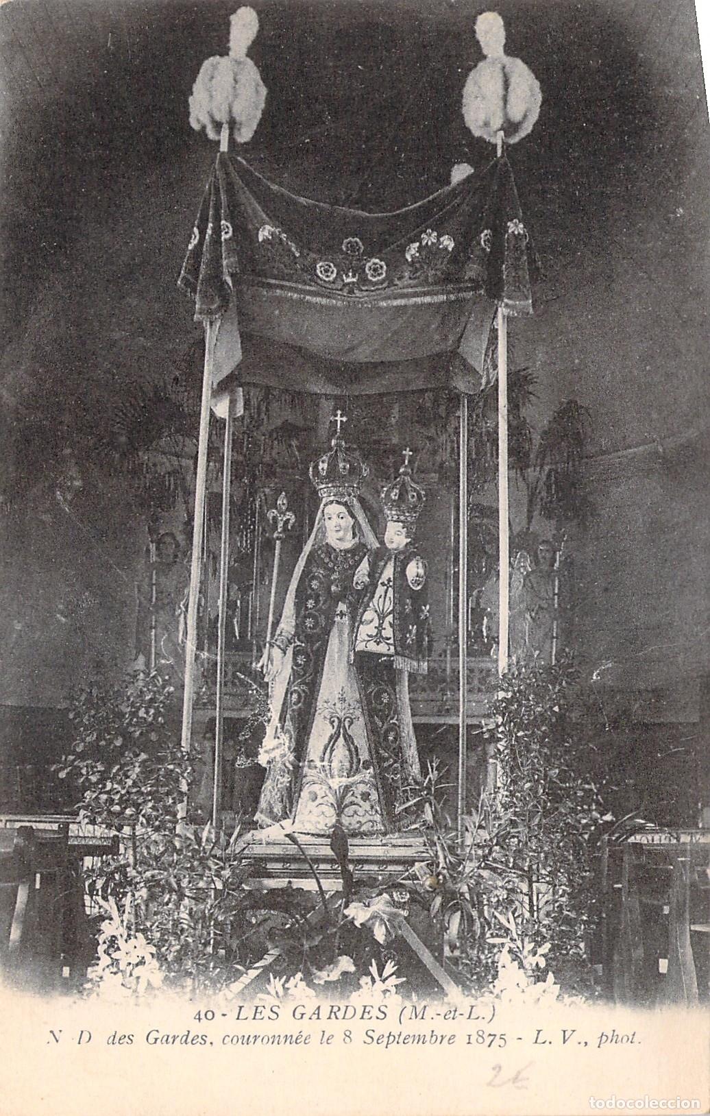 Postais: Postal de la Virgen de Notre-Dame des Gardes en Francia