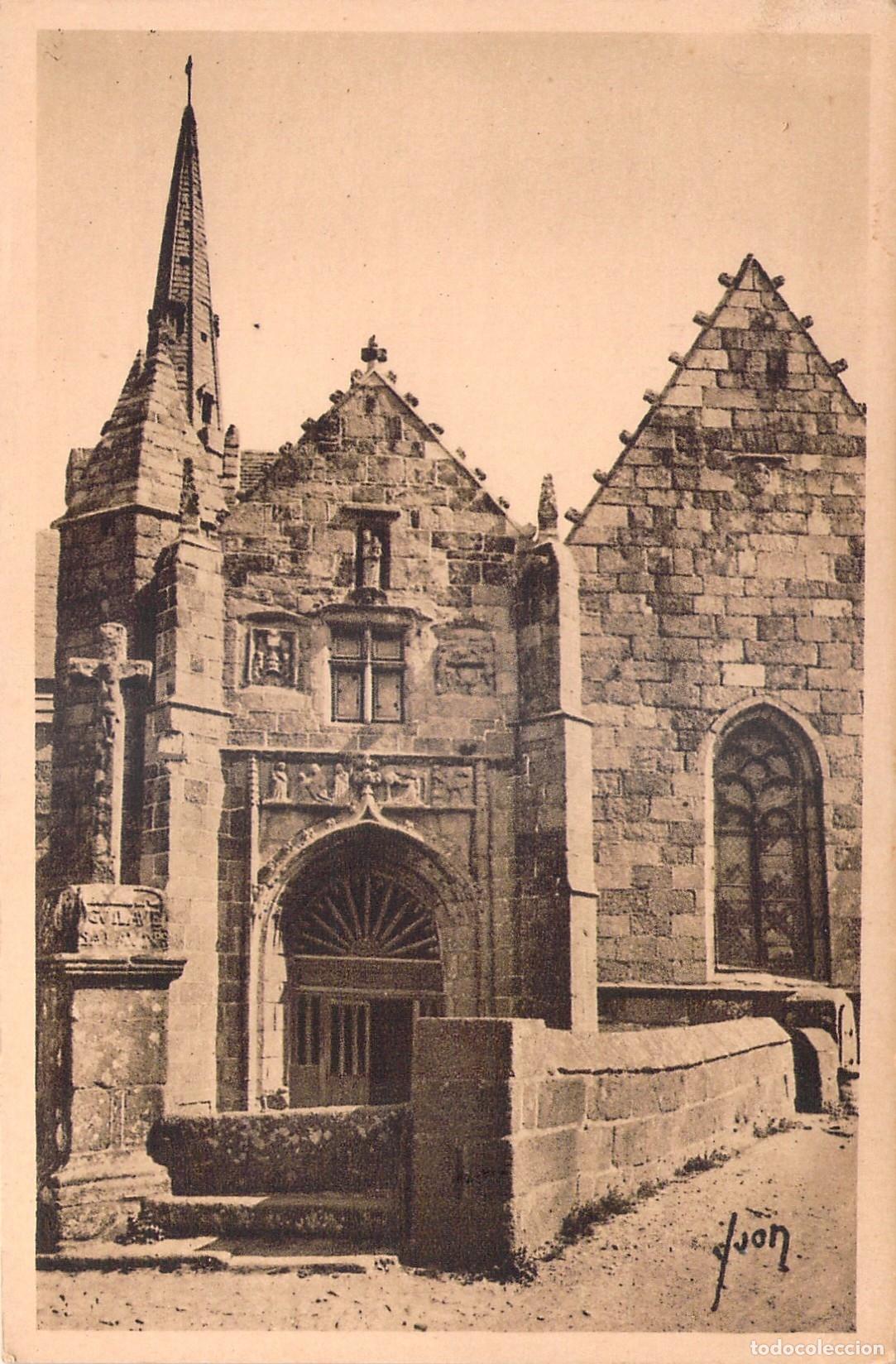 Cartoline: Postal de la &Eacute;glise de la Clart&eacute; en Perros-Guirec, Francia