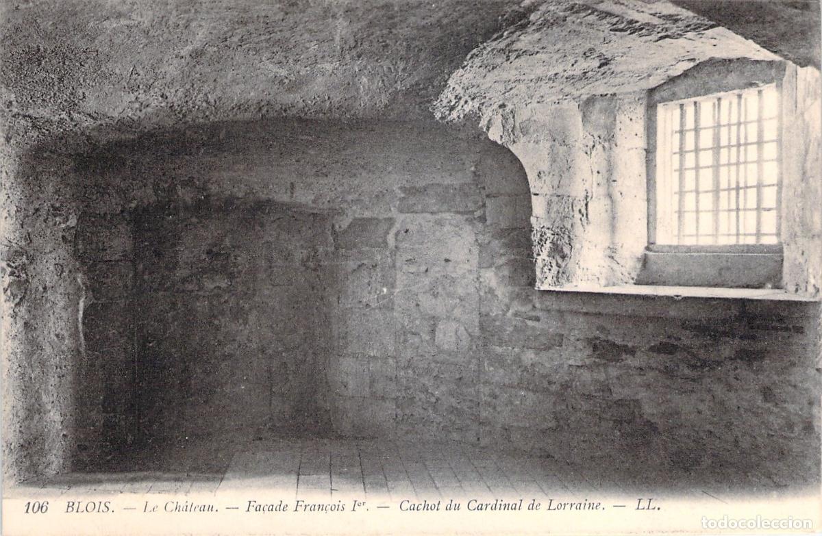 Cartoline: Postal de la mazmorra del Cardenal de Lorena en el Castillo de Blois, Francia