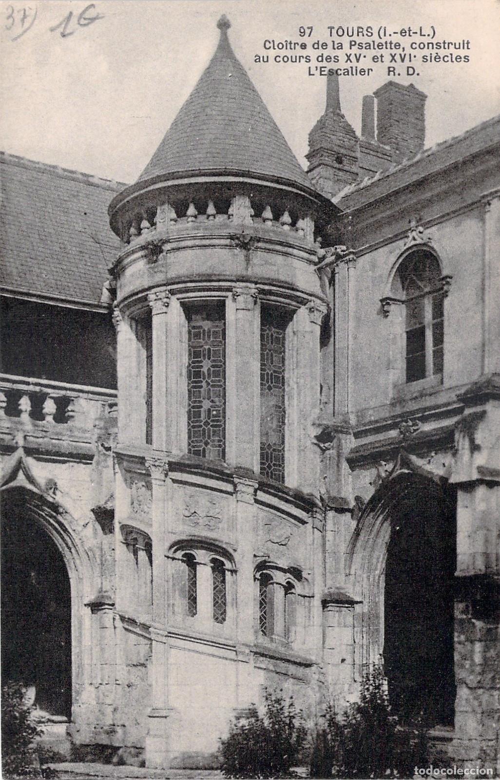 Cartoline: Postal de Tours Francia Clo&icirc;tre de la Psalette