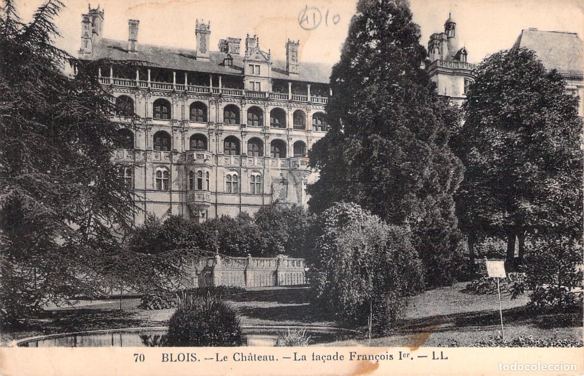 Cartoline: Postal del Castillo de Blois Fachada Francisco I