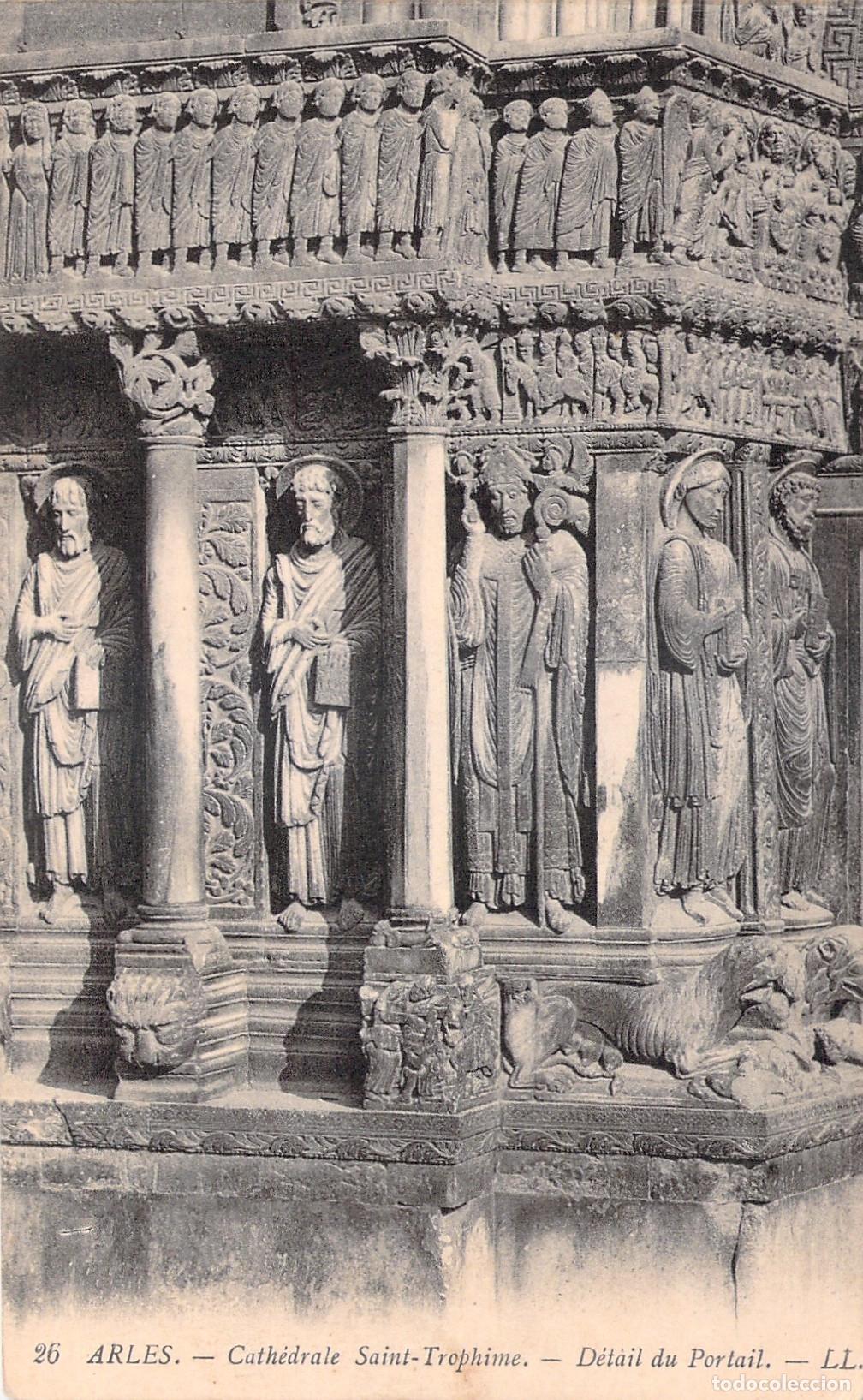 Cartoline: Postal de la Catedral Saint-Trophime en Arles