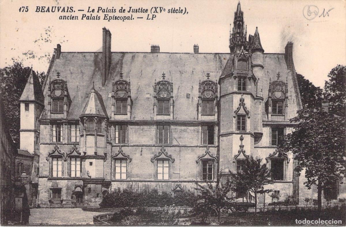 Postales: Postal de Beauvais Palacio de Justicia Francia
