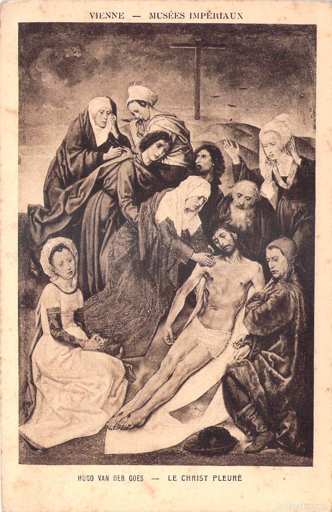 Postales: Postal Museo Imperial de Viena El Cristo Llorado de Hugo van der Goes