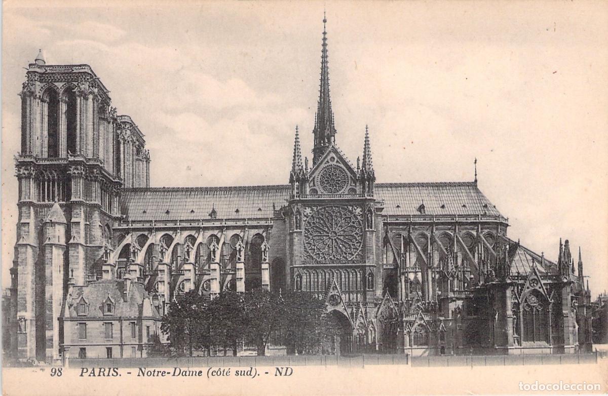 Postkarten: Postal de la Catedral de Notre-Dame en Par&iacute;s