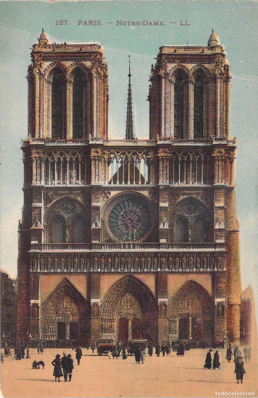 Postkarten: Postal de la Catedral de Notre-Dame en Par&iacute;s