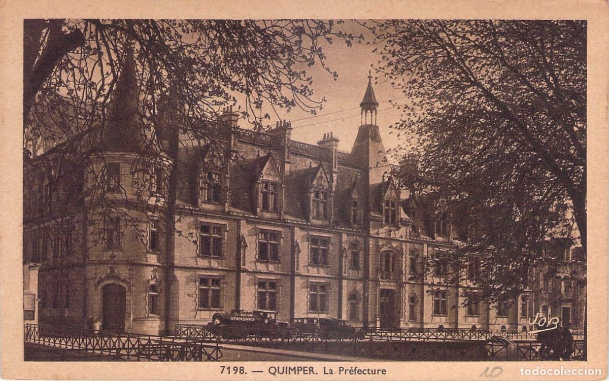 Postais: Postal de la Prefectura de Quimper, Francia