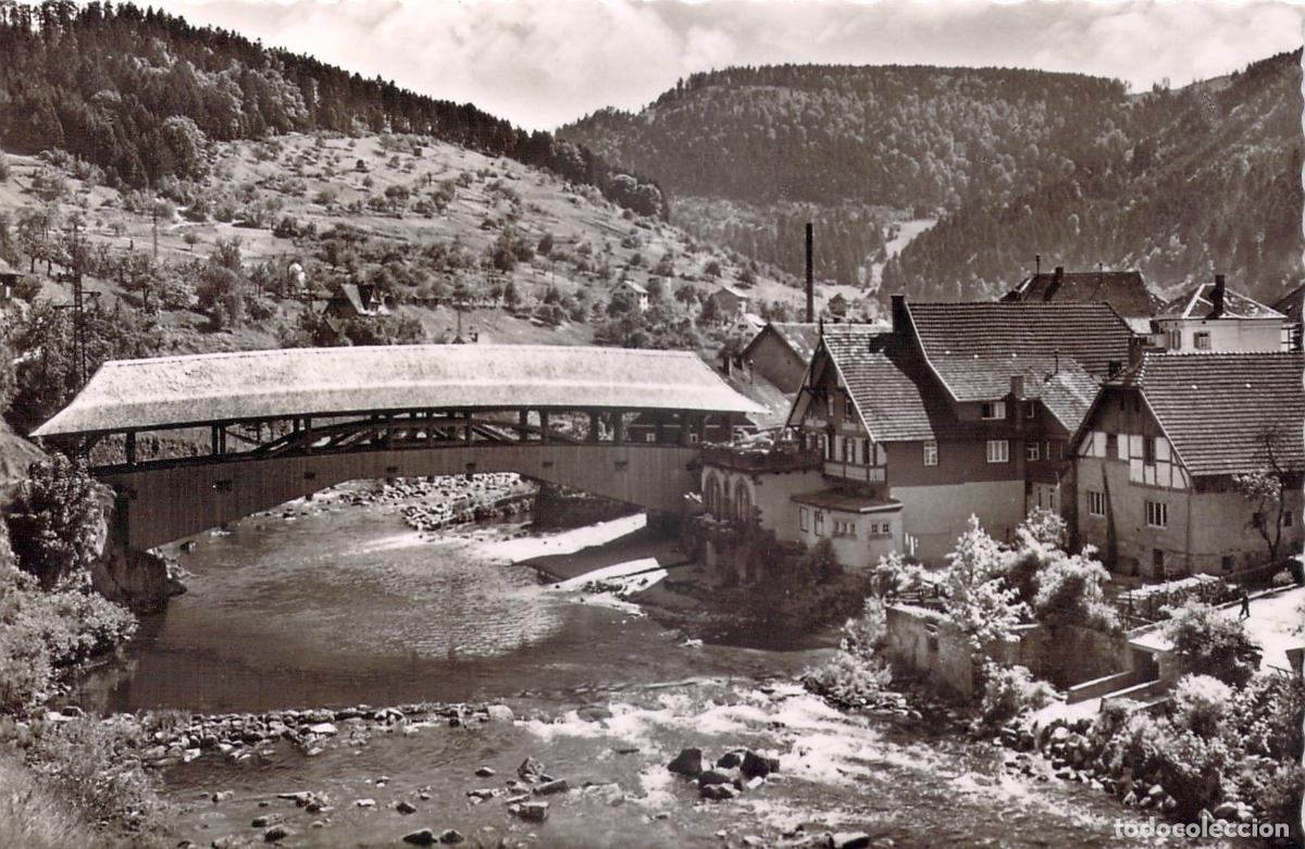 Postais: Postal de la Murgbr&uuml;cke en Forbach, Alemania